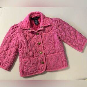 Ralph Lauren Pink Toddler Jacket